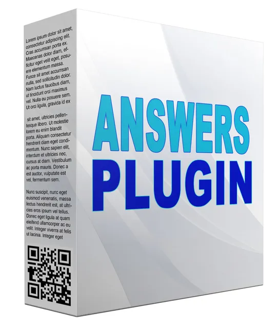 eCover representing WP Answers Plugin  with Personal Use Rights