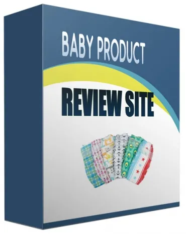 eCover representing Baby Product Review Website  with Private Label Rights