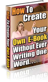 How To Create Your Own E-Book small