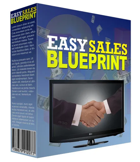 eCover representing Easy Sales Blueprint eBooks & Reports with Private Label Rights