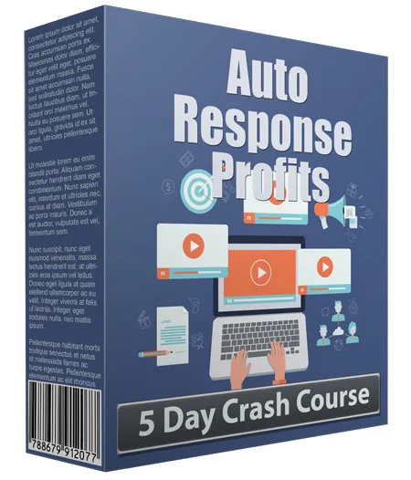 eCover representing Auto Response Profits eBooks & Reports with Private Label Rights