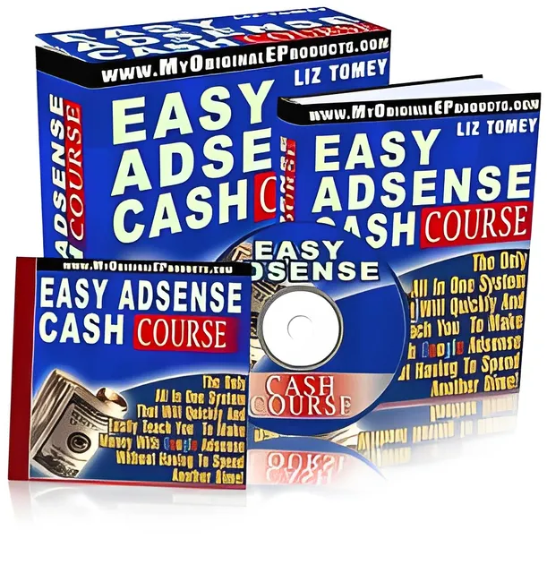 eCover representing Easy Adsense Cash Course eBooks & Reports with Master Resell Rights
