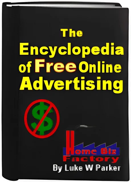 eCover representing The Encyclopedia of Free Online Advertising eBooks & Reports with Resell Rights