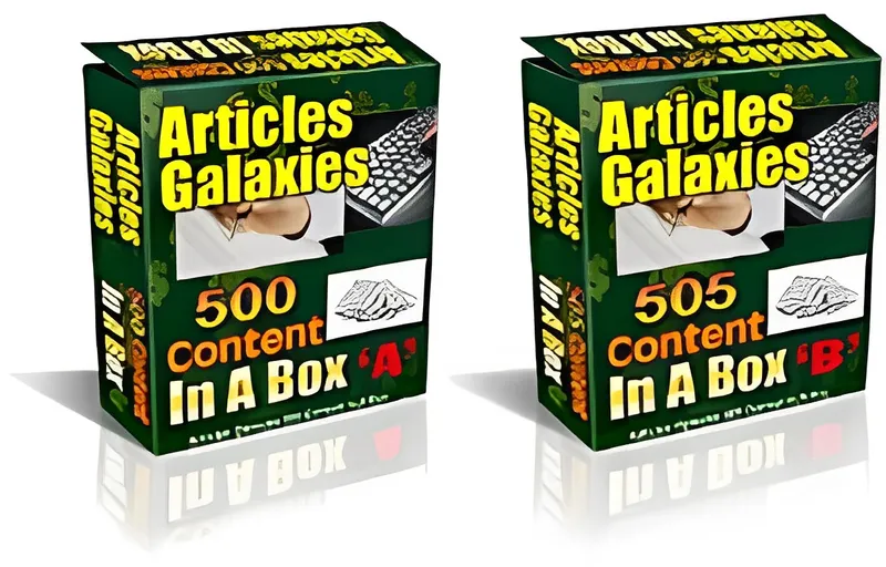 eCover representing Articles Galaxies : 1005 PLR Articles Pack  with Private Label Rights