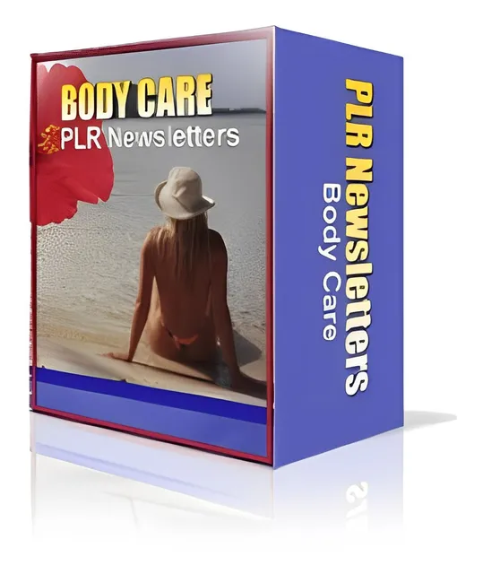 eCover representing Body Care Niche Newsletters  with Personal Use Rights