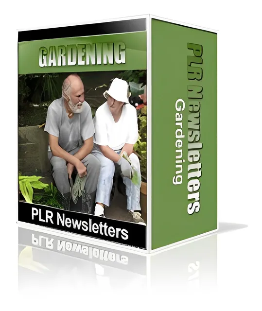 eCover representing Gardening Niche Newsletters  with Personal Use Rights
