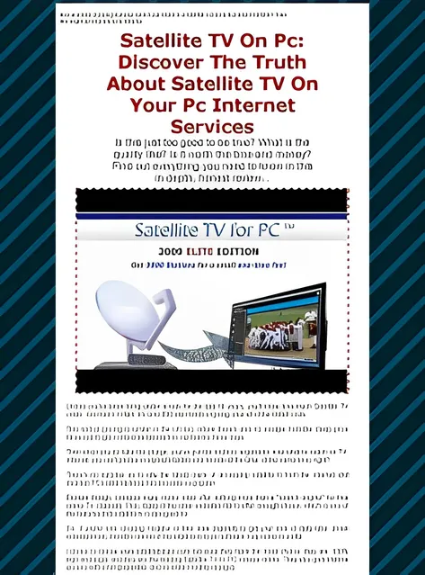 eCover representing Satellite TV On PC Videos, Tutorials & Courses with Master Resell Rights
