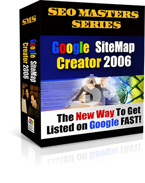 eCover representing Google Site Map Creator 2006  with Private Label Rights