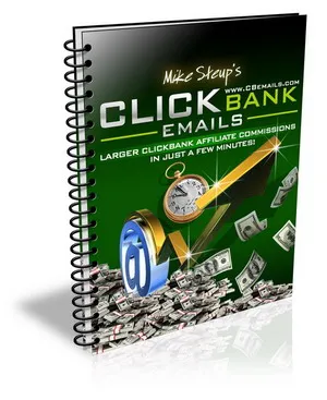 eCover representing ClickBank eMails Articles, Newsletters & Blog Posts with Master Resell Rights