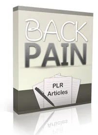 10 Back Pain PLR Articles small