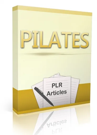 eCover representing 10 Pilates Articles  with Private Label Rights