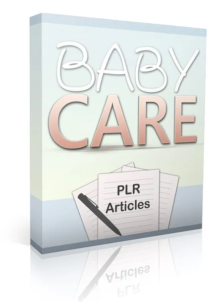 eCover representing 10 Baby Care PLR Articles  with Private Label Rights