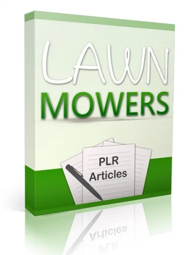 eCover representing 10 Lawn Mowers Articles  with Private Label Rights