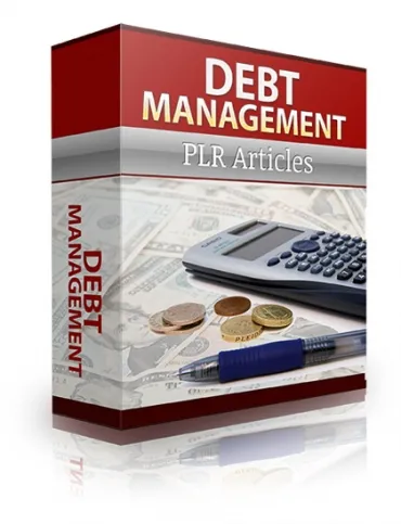 eCover representing Debt Management Plr Articles  with Private Label Rights