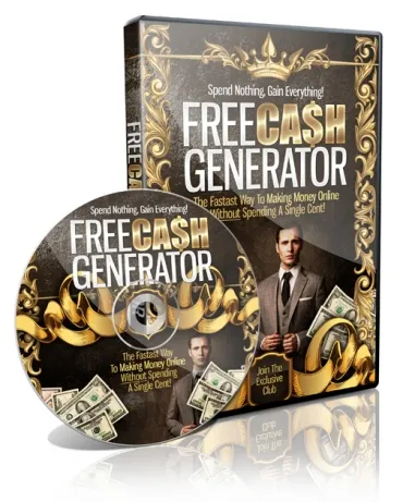eCover representing Free Cash Generator  with Master Resell Rights