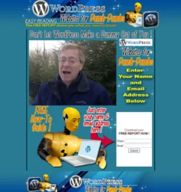 eCover representing Wordpress For Dumb-Dumbs eBooks & Reports/Videos, Tutorials & Courses with Master Resell Rights