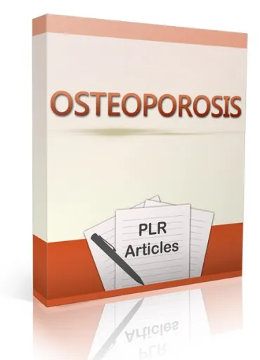 eCover representing 10 Osteoporosis Articles  with Private Label Rights