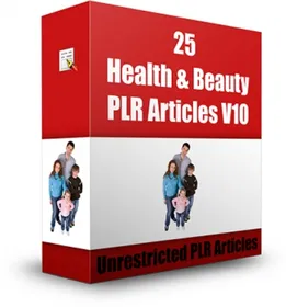 25 PLR Health & Beauty Articles V10 small