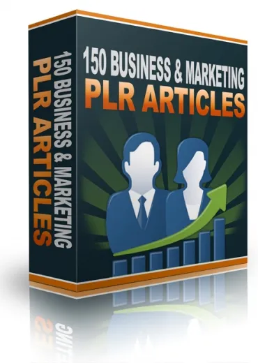 eCover representing 150 Business & Marketing PLR Articles  with Personal Use Rights