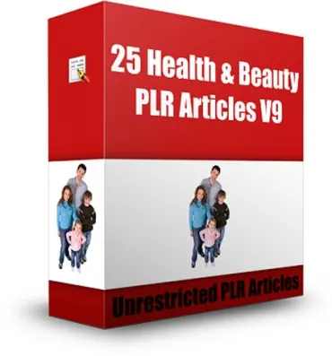 eCover representing Health and Beauty PLR Articles  with Private Label Rights