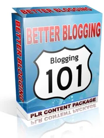 Better Blogging PLR Content Package small