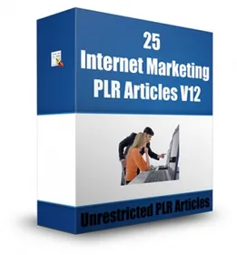 25 Internet Marketing PLR Articles V12 small