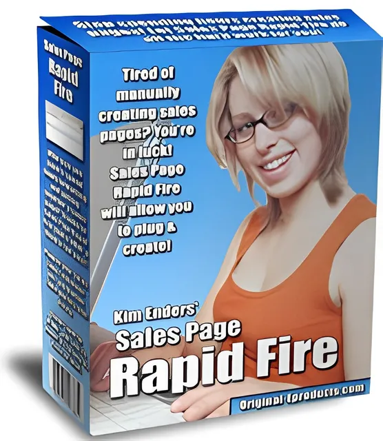 eCover representing Sales Page Rapid fire eBooks & Reports with Master Resell Rights