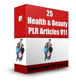 25 Health & Beauty PLR Articles V11 small