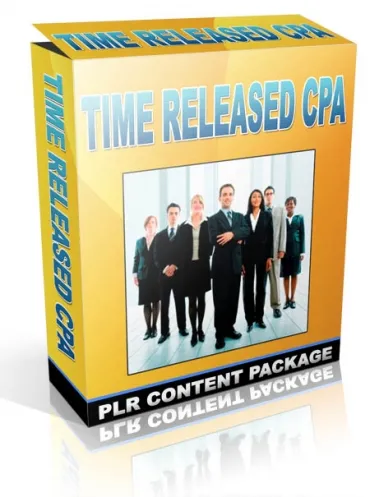 eCover representing Time Release CPA eBooks & Reports with Private Label Rights