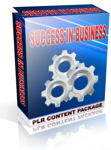 eCover representing Success in Business eBooks & Reports with Private Label Rights