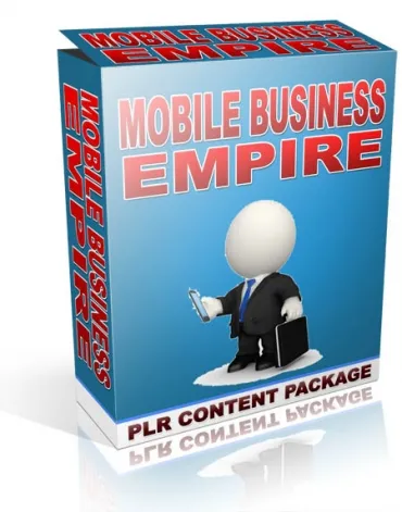 eCover representing Mobile Business Empire eBooks & Reports with Private Label Rights