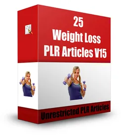25 Weight Loss PLR Articles V15 small