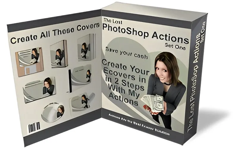 eCover representing The Lost PhotoShop Actions : Set One  with Master Resell Rights