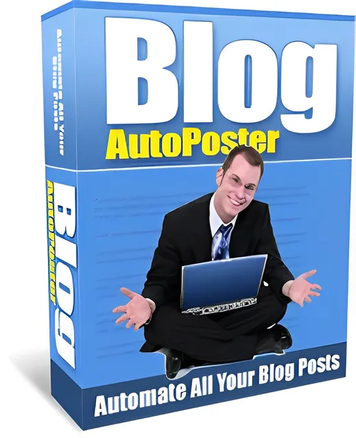 eCover representing Blog AutoPoster  with Master Resell Rights