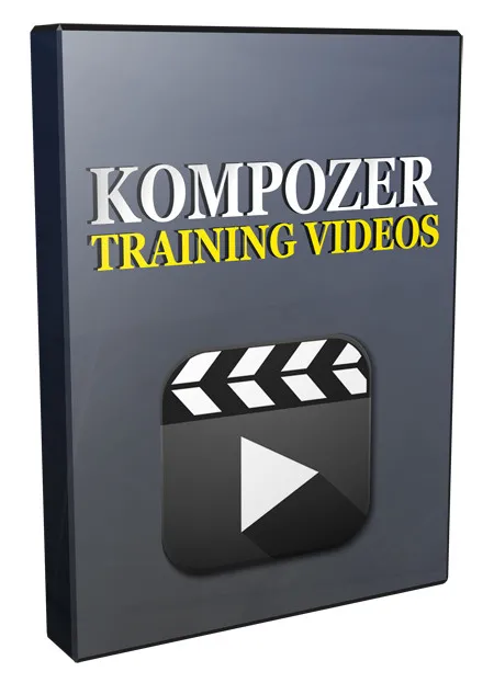 eCover representing Kompozer Training Video Series 2016 Videos, Tutorials & Courses with Private Label Rights