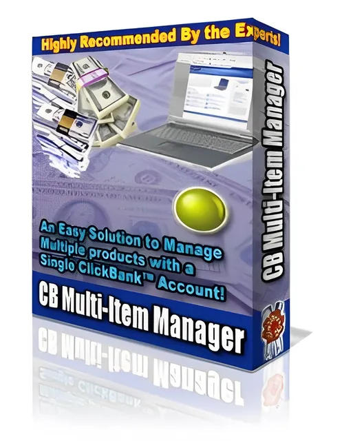 eCover representing CB Multi-Item Manager  with Master Resell Rights