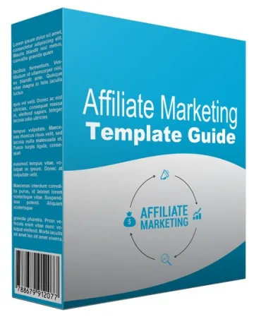 eCover representing Affiliate Marketing Template Guide  with Personal Use Rights