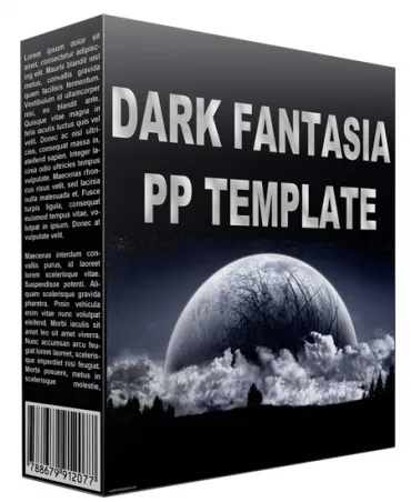 eCover representing Dark Fantasia Power Point Template  with Personal Use Rights