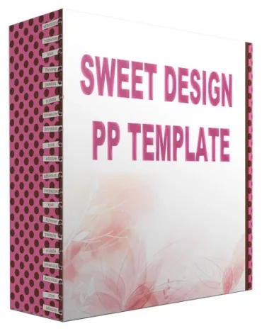 eCover representing Sweet Design Multipurpose Powerpoint Template  with Personal Use Rights