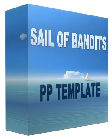 eCover representing Sail Of Bandits Multipurpose Powerpoint Template  with Personal Use Rights