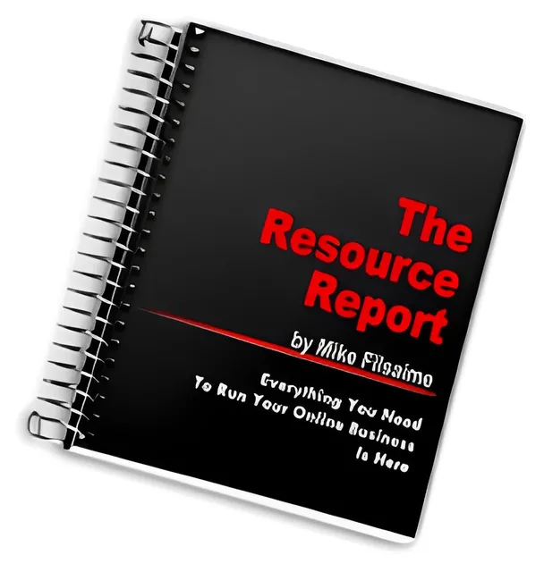 eCover representing The Resource Report eBooks & Reports with Resell Rights
