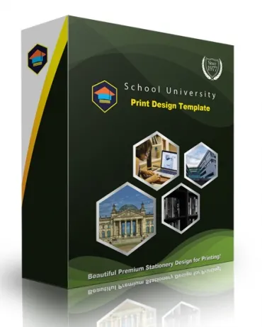 eCover representing School Print Design Template  with Personal Use Rights