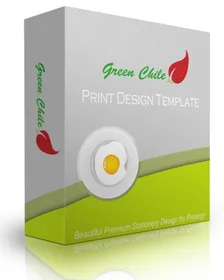 Green Chile Print Design Template small