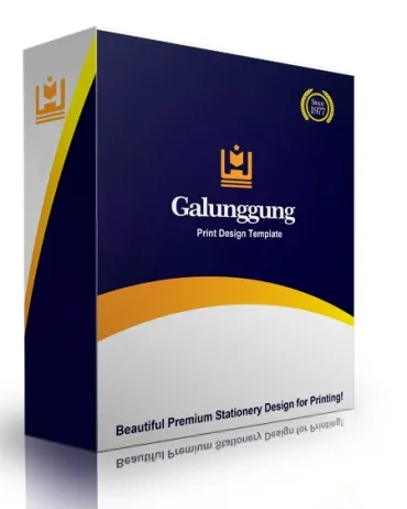 eCover representing Galunggung Print Design Template  with Personal Use Rights