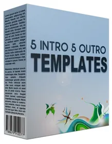 5 Intro and 5 Outro Powerpoint Templates small