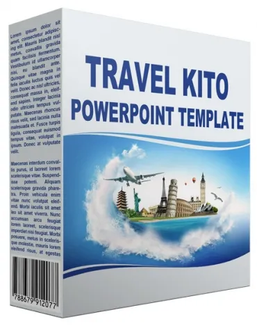 eCover representing Travel Kito Multipurpose Powerpoint Template  with Personal Use Rights