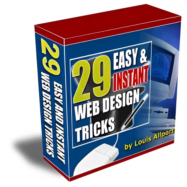 eCover representing 29 Easy & Instant Web Design Tricks : Volume 1 Videos, Tutorials & Courses with Personal Use Rights