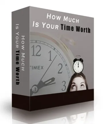 eCover representing How Much Is Your Time Worth eBooks & Reports with Private Label Rights