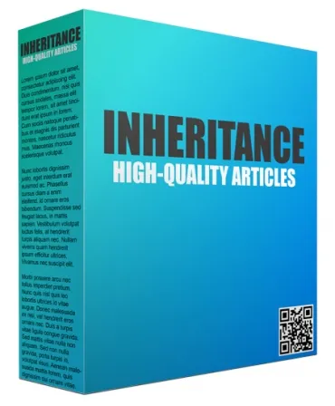 eCover representing 10 Inheritance Articles  with Private Label Rights