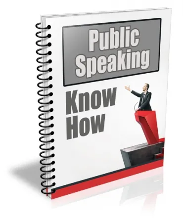 eCover representing Public Speaking Know How eBooks & Reports with Private Label Rights